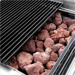 Electric Lava Rock Grill With Cabinet