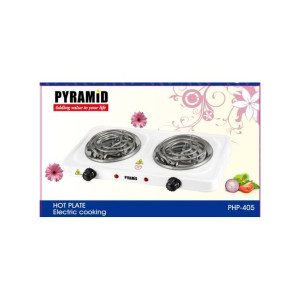 Pyramid Double Burner Electric Ring Hotplate
