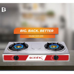 Sonik DELUXE THREE BURNER STEEL TOP BODY