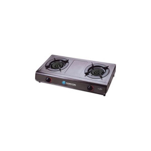 TEC Thermocool 2 Burners. Teflon Gas Cooker-Grey