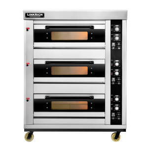 Three-layers twelve-trays Gas Signature Deck Oven LR-GS-312