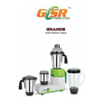 Gsr Mixer Grinder - Grande - 2000W