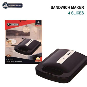 Crown Star SandWich Maker 4Slice. MC-SM102