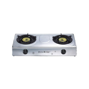 Power Deluxe Double Burner Auto Ignition Table Top Gas Cooker