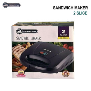 Crown Star SandWich Maker 2Slice. MC-SM88