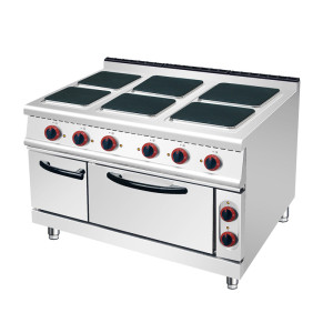 Electric 6 Hot-plate Cooker & Oven