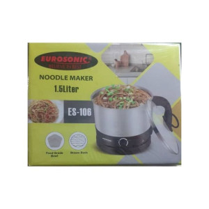Eurosonic 1.5L Mini Stainless Steel Electric Cooking Pot NoodlesCooker